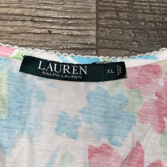 Lauren Ralph Lauren Monogram Women's‎ Floral Pajama Shorts Set XL - Picture 3 of 9